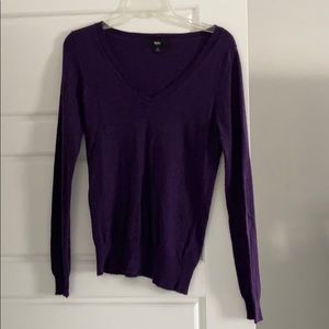 ⭐️ Dark purple v-neck sweater ⭐️